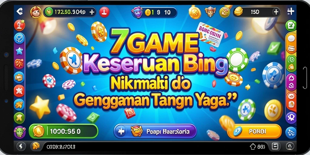 Tampilan seru gameplay Bingo di 7GAME dengan berbagai tema.