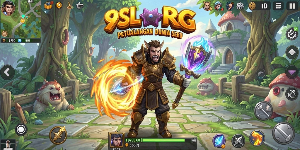 Tampilan screenshot gameplay RPG 9SL yang menakjubkan.