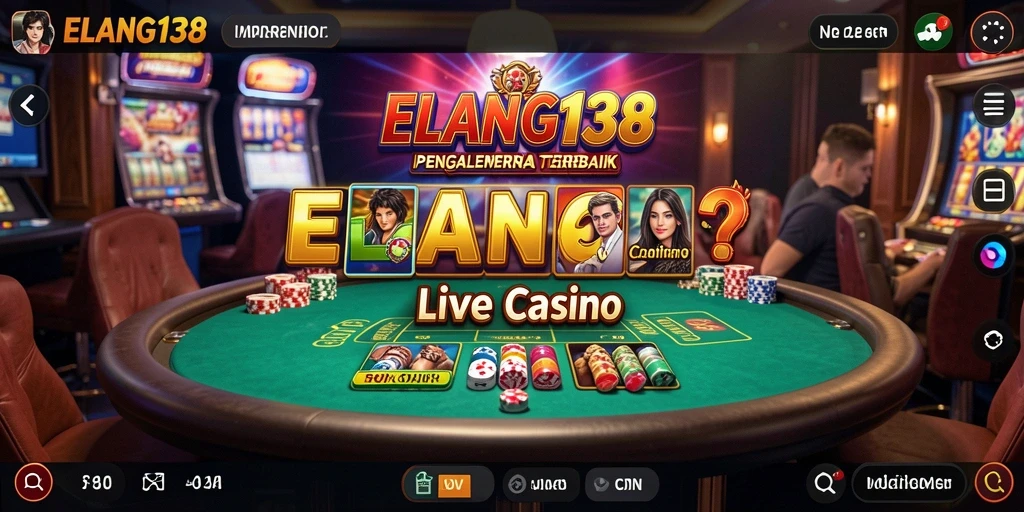 Tampilan gameplay mendebarkan di ELANG138 dengan dealer profesional dan interaksi langsung.