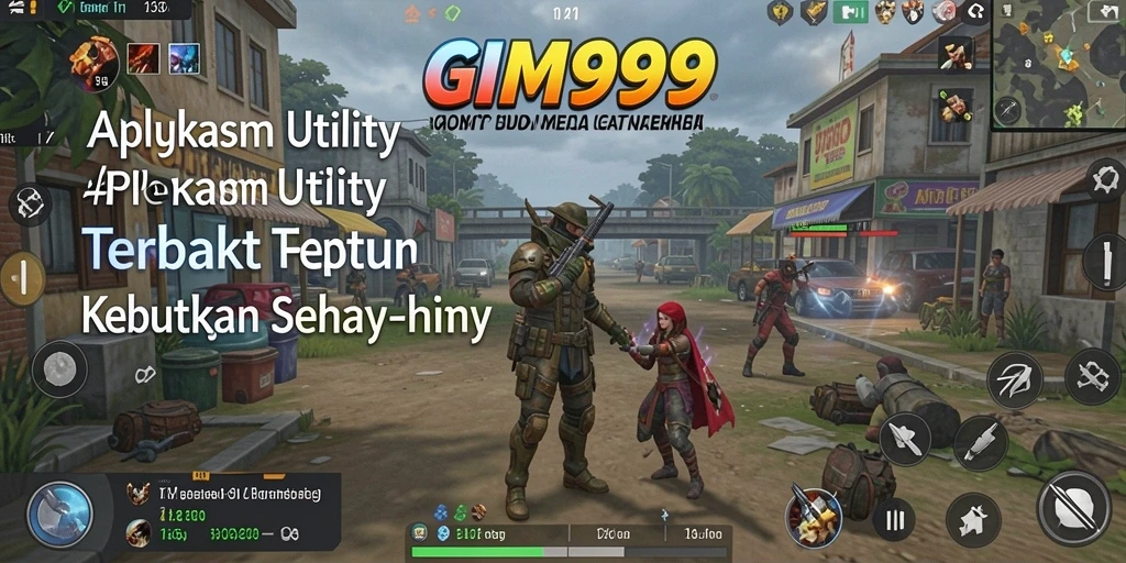Tampilan utama aplikasi GIM999 yang mengesankan dan fungsional.