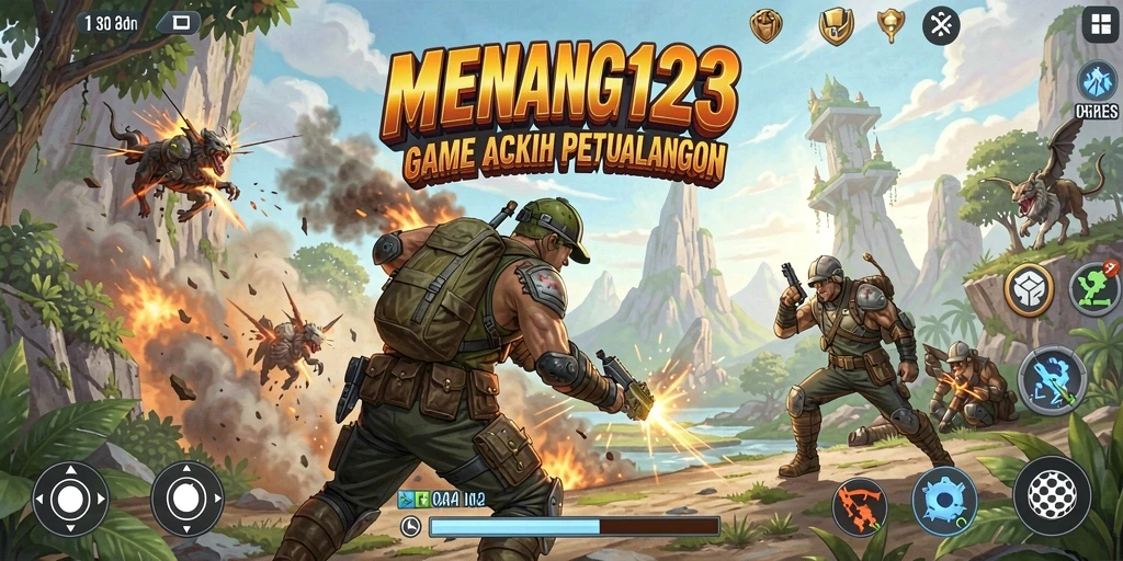 Tampilan gameplay MENANG123 yang penuh aksi dan tantangan.