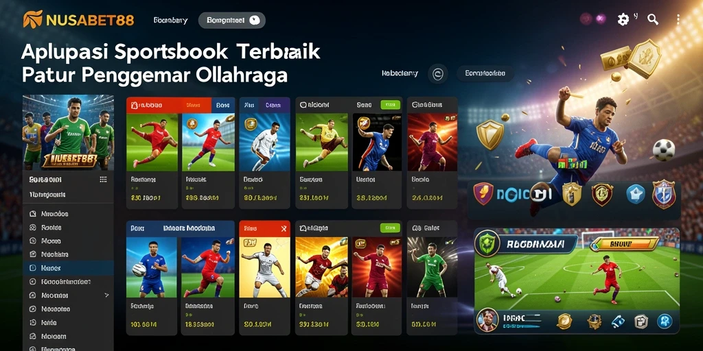 Tampilan antarmuka NUSABET88 yang menarik saat bermain Sportsbook.