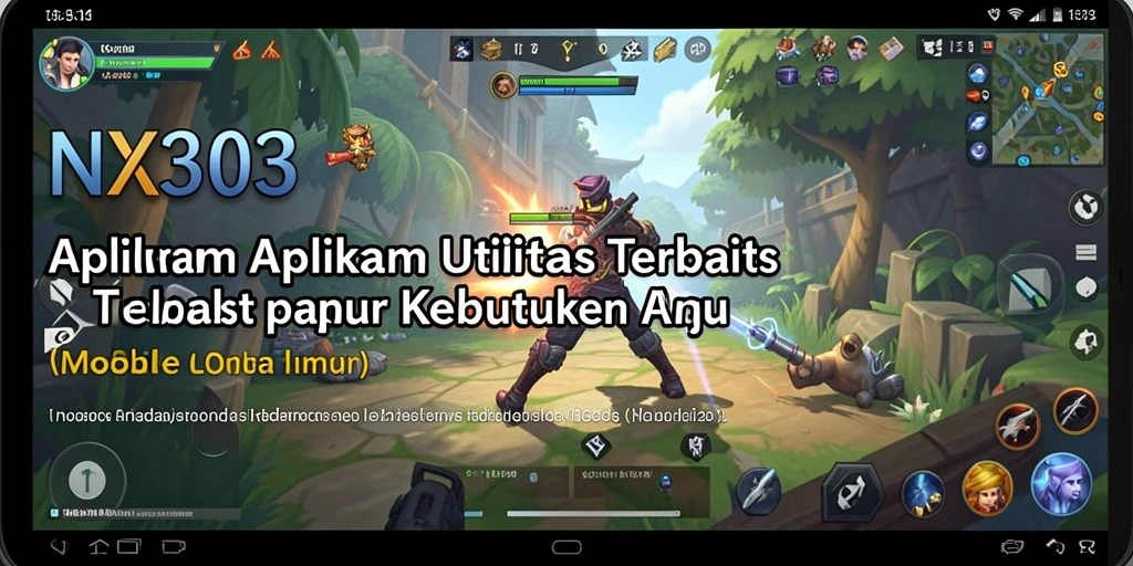 Tampilan antarmuka NX303 yang ramah pengguna dan fungsional.