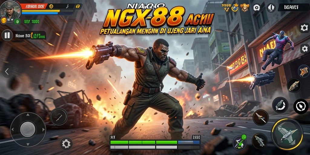 Tampilan gameplay NX888 yang seru dan mendebarkan.