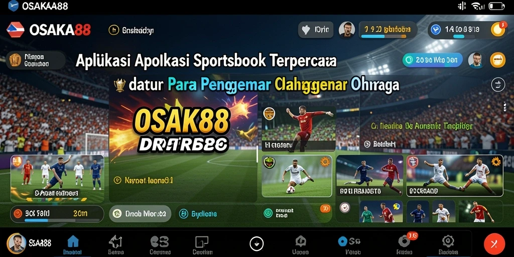 Tampilan utama OSAKA88 dengan fitur taruhan olahraga yang menarik.