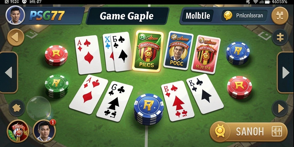 Tampilan gameplay PSG77 yang menegangkan dan seru.