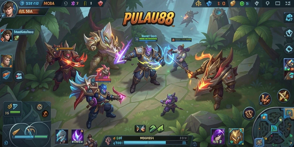 Gameplay seru dan kompetitif dalam PULAU88