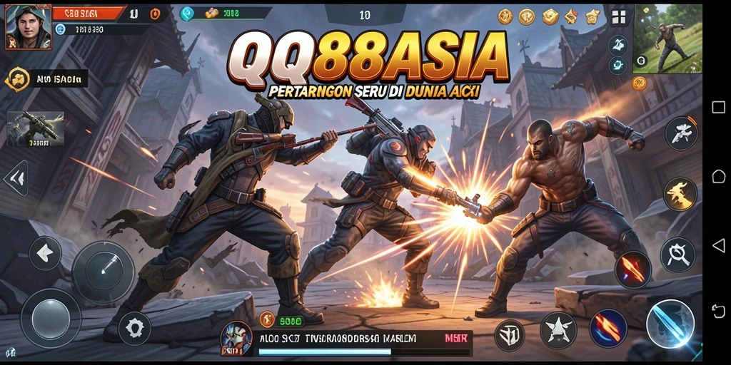 Tampilan gameplay seru dari QQ88ASIA yang penuh aksi.