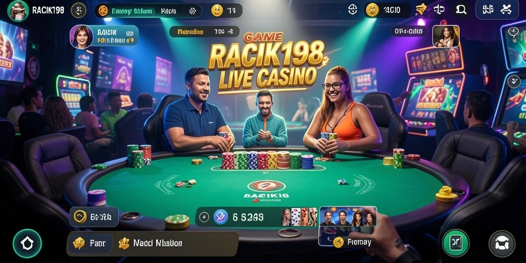 Tampilan gameplay Live Casino yang menarik dan interaktif.