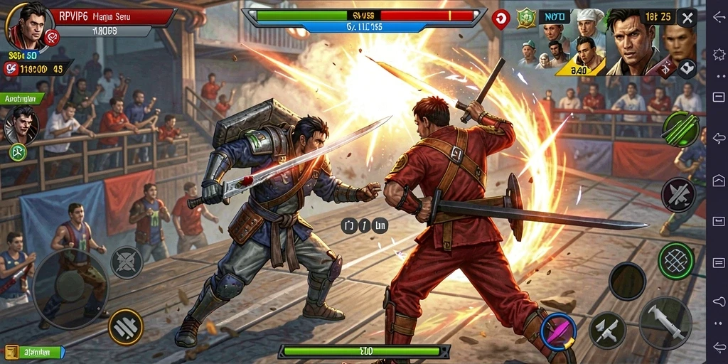 Gameplay action seru di RPVIP6 dengan grafis menarik.