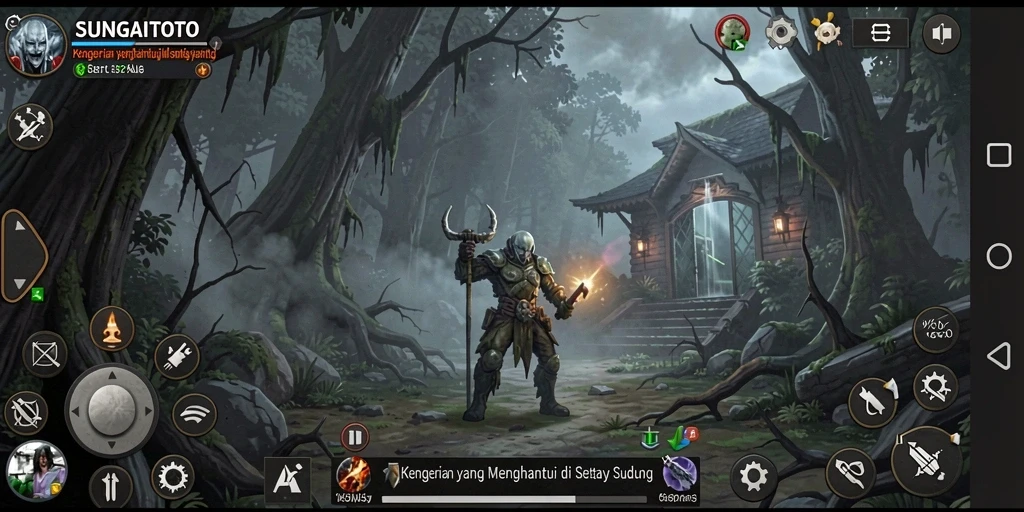 Screenshot menampilkan ketegangan gameplay Horror yang mendalam.
