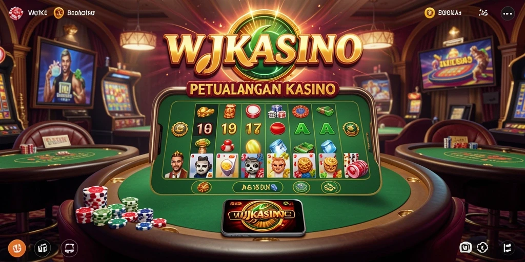 Screenshot WJKASINO menampilkan aksi seru dalam permainan kasino petualangan.